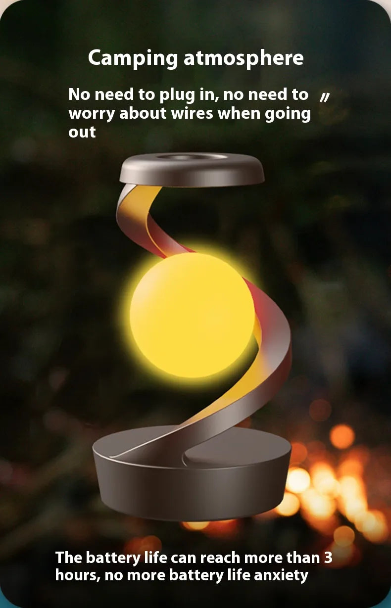 Rotating  Lamp with Wireless Charging