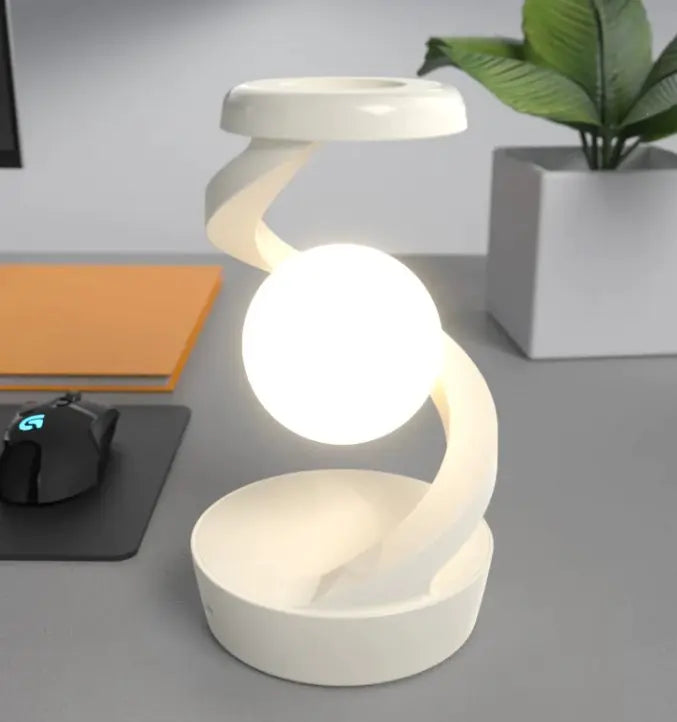 Rotating  Lamp with Wireless Charging